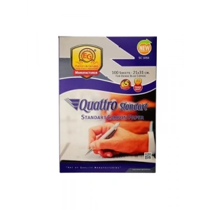 3E Grup - Factory Genuıne Quattro 21x31 Karbon Kağıdı Standart Mavi 100lü Sc1050