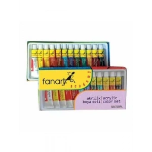 3E Grup - Fanart Academy 12 Ml Akrilik Boya Seti 12 Li 22999.221