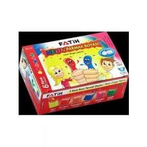 3E Grup - Fatih 25 Ml Neon Parmak Boyası 6 Renk 50002