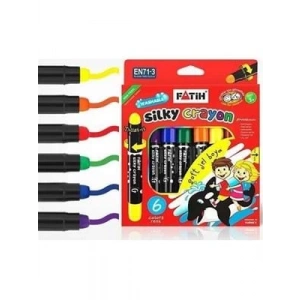3E Grup - Fatih 6 Renk Crayon Çevirmeli Multi Boya Kalemi 50270