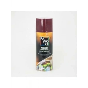 3E Grup - Fawori 400 Ml Akrilik Sprey Boya Bordo Ral3005