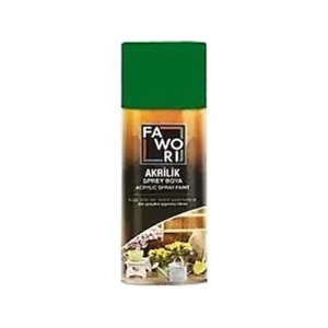 3E Grup - Fawori 400 Ml Akrilik Sprey Boya Yeşil Ral6016