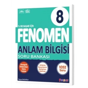 3E Grup - Fenomen Yay.-8.sınıf Anlam Bilgisi Soru Bankası 2425
