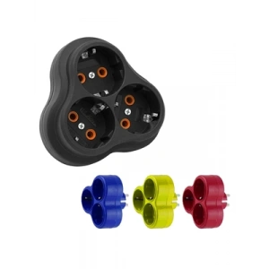 3E Grup - Fetih 101-03p 3lü Golyat Priz