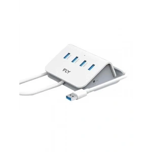 3E Grup - Fly 3408-01 4lü Usb-a + Type-c Çoğaltıcı Stand Hub