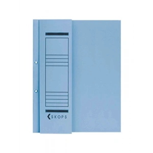 3E Grup - Folıx 1.hamur Yarım Kapak Karton Dosya Mavi Dr.00765