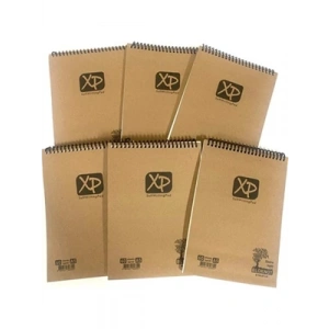 3E Grup - Folıx Xp A5 Kraft Kapak Spiralli Bloknot Kareli 60 Yp 823309