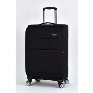 3E Grup - Fossil 023 Kumaş Büyük Boy Valiz Siyah 023-01