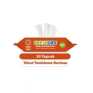 3E Grup - Freshlife Vücut Temizleme Mendili 2xl 50li 28006969