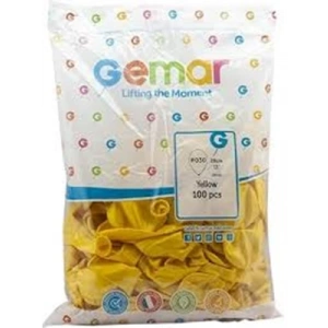 3E Grup - Gemar 11 Metalik Balon Sarı 100lü