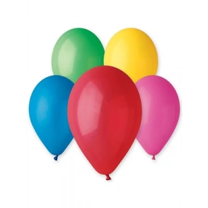 3E Grup - Gemar 13 Düz Renk Balon Karışık 100lü