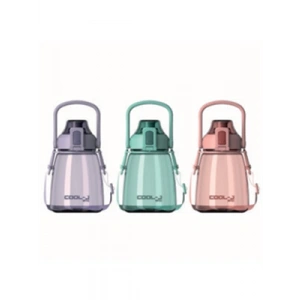 3E Grup - Gıpta 1100 Ml Cool-j Fix Tritan Askılı Pipetli Sporcu Matara Yeşil K754400-5001