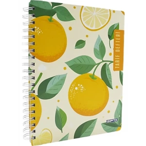 3E Grup - Gıpta 20x28 Spiralli Sert Kapak Tarif Defteri 120 Yp 7295