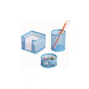 3E Grup - Gıpta 3 Lü Masa Seti Metal Perforeli M.renkler F003