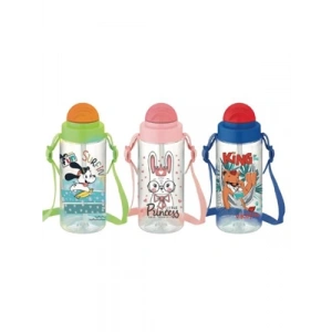 3E Grup - Gıpta 500 Cc Fun Tritan Desenli Pipetli Matara K751000