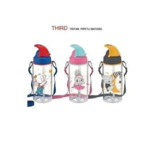 3E Grup - Gıpta 500 Cc Third Tritan Desen Pipetli Matara K751100