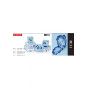 3E Grup - Gıpta Belle Kare Hediye Kutusu No:4 Bx2797