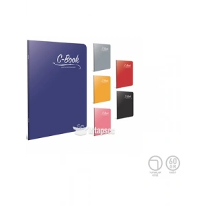 3E Grup - Gıpta C Book A4 Pp Kapak Tel Dikişli Defter Kareli 40 Yp 6898