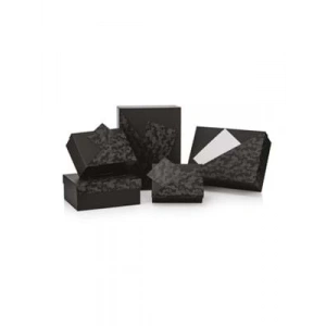 3E Grup - Gıpta Camouflage Cepli Dikdörtgen Hediye Kutusu No:3 Bx82190 Siyah