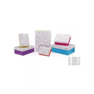 3E Grup - Gıpta Colorful Dikdörtgen Hediye Kutusu No:5 6527