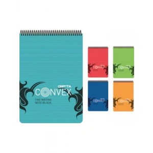 3E Grup - Gıpta Convex A4 Pp Kapak Spiralli Bloknot Çizgisiz 100 Yp 6421