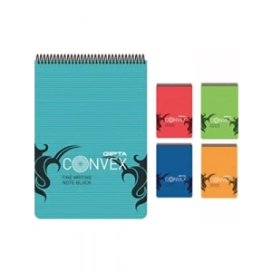 3E Grup - Gıpta Convex A5 Pp Kapak Spiralli Bloknot Çizgisiz 100 Yp 6430