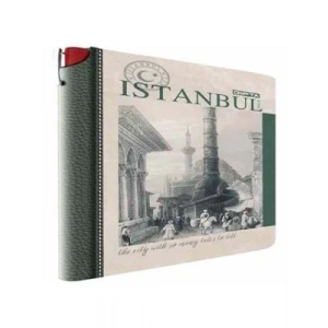 3E Grup - Gıpta İstanbul Retro 9x14 96yp Ciltli Defter 2319