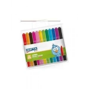 3E Grup - Gıpta Kıds Keçeli Kalem 12 Renk K-401