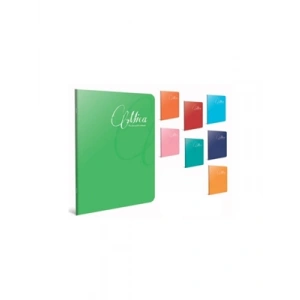 3E Grup - Gıpta Mıca A5 Pp Kapak Dikişli Okul Defteri Kareli 80 Yp 2055