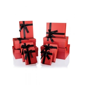 3E Grup - Gıpta My Red Dikdörtgen Hediye Kutusu No:4.5 Bx7617