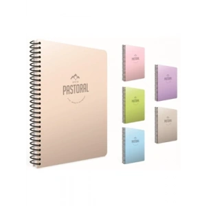 3E Grup - Gıpta Pastoral A4 Pp Kapak Spiralli Defter Çizgili 144 Yp 5550000-2011
