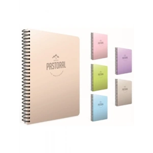 3E Grup - Gıpta Pastoral A4 Pp Kapak Spiralli Defter Kareli 200 Yp 5555