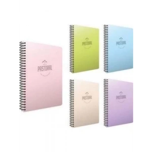 3E Grup - Gıpta Pastoral A6 Pp Kapak Spiralli Defter Çizgili 80 Yp 3617