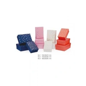 3E Grup - Gıpta Rona Mix Dikdörtgen Hediye Kutusu No:1 6787