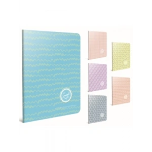 3E Grup - Gıpta Smooth 19x26 Cm Karton Kapak Tel Dikişli Defter Çizgili 60 Yp 3885000-2011