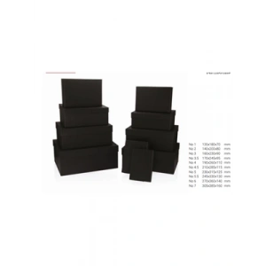 3E Grup - Gıpta Your Black Dikdörtgen Hediye Kutusu No:4 Bx0894