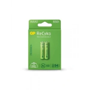 3E Grup - Gp Aaa 650mah Şarjlı Pil 2 Li