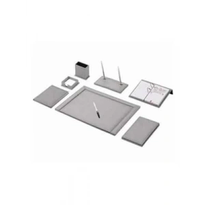 3E Grup - Gülpaş 10 Parça Lüx Suni Deri Sümen Takımı Gri 275