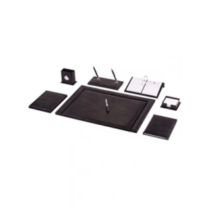 3E Grup - Gülpaş 11 Parça Suni Deri Goya Sümen Takımı Siyah 929