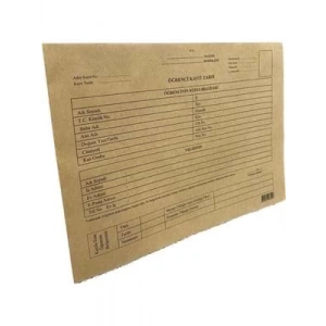 3E Grup - Gülpaş Öğrenci Kayıt Zarfı 21x28 Formula 100 Gr 414