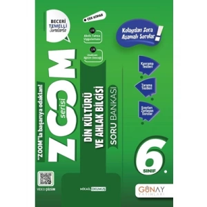 3E Grup - Günay Yay.- 6.sınıf Zoom Serisi Din Kültürü ve Ahlak Bilgisi Soru Bankası 2324