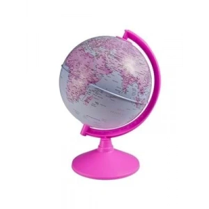 3E Grup - Gürbüz 20 Cm Işıksız Pembe Siyasi Küre 43202