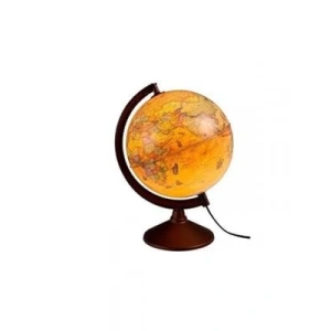 3E Grup - Gürbüz 30 Cm Işıklı Antik Küre 44301