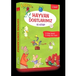 3E Grup - Hayvan Dostlarımız 1.sınıf 10 Kitap - Pinokyo Yayınları