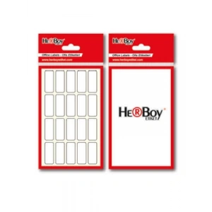 3E Grup - Herboy 12x30 Mm Poşet Ofis Etiketi Beyaz