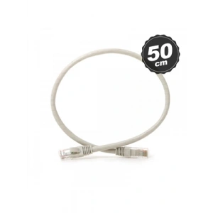 3E Grup - İnca Icat6-0.50 0.50 Metre Cat6 Gri Patch Kablo