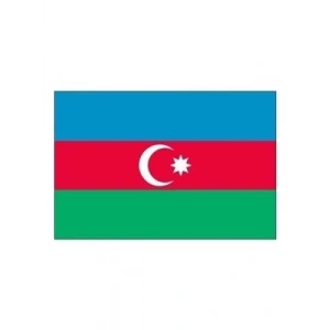3E Grup - Kale 100x150 Raşel Yabancı Devlet Bayrağı Azerbaycan