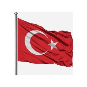 3E Grup - Kale 400x600 Alpaka Türk Bayrağı