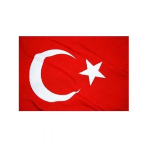 3E Grup - Kale 40x60 Alpaka Türk Bayrağı