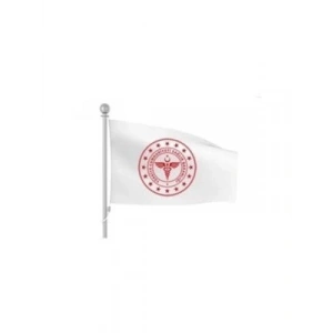 3E Grup - Kale 50x75 Sağlık Bakanlığı Flaması